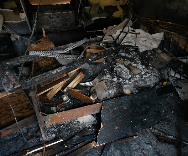 Brandschaden passiert?